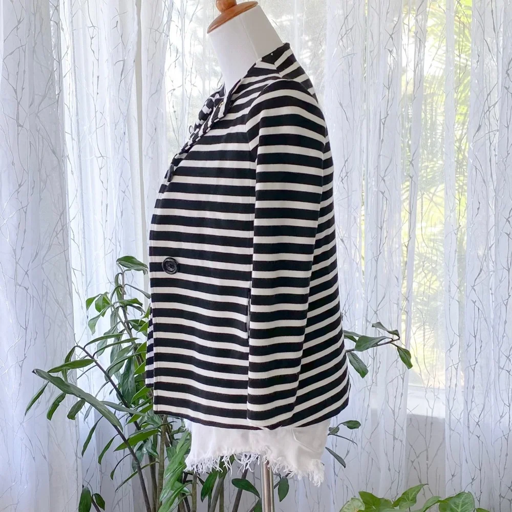 Kate Spade - Girls Striped Swing Jacket - Picture 3 of 6